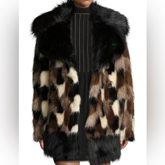 MARC JACOBS
Patchwork Faux Fur Coat oversized - Picture 4 of 8